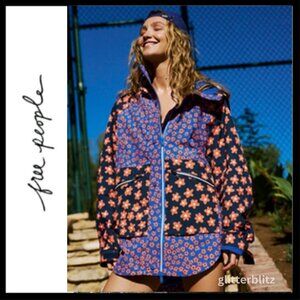 FREE PEOPLE Singin' In The Rain Printed Packable Jacket - LAST ONE IN STOCK - XS